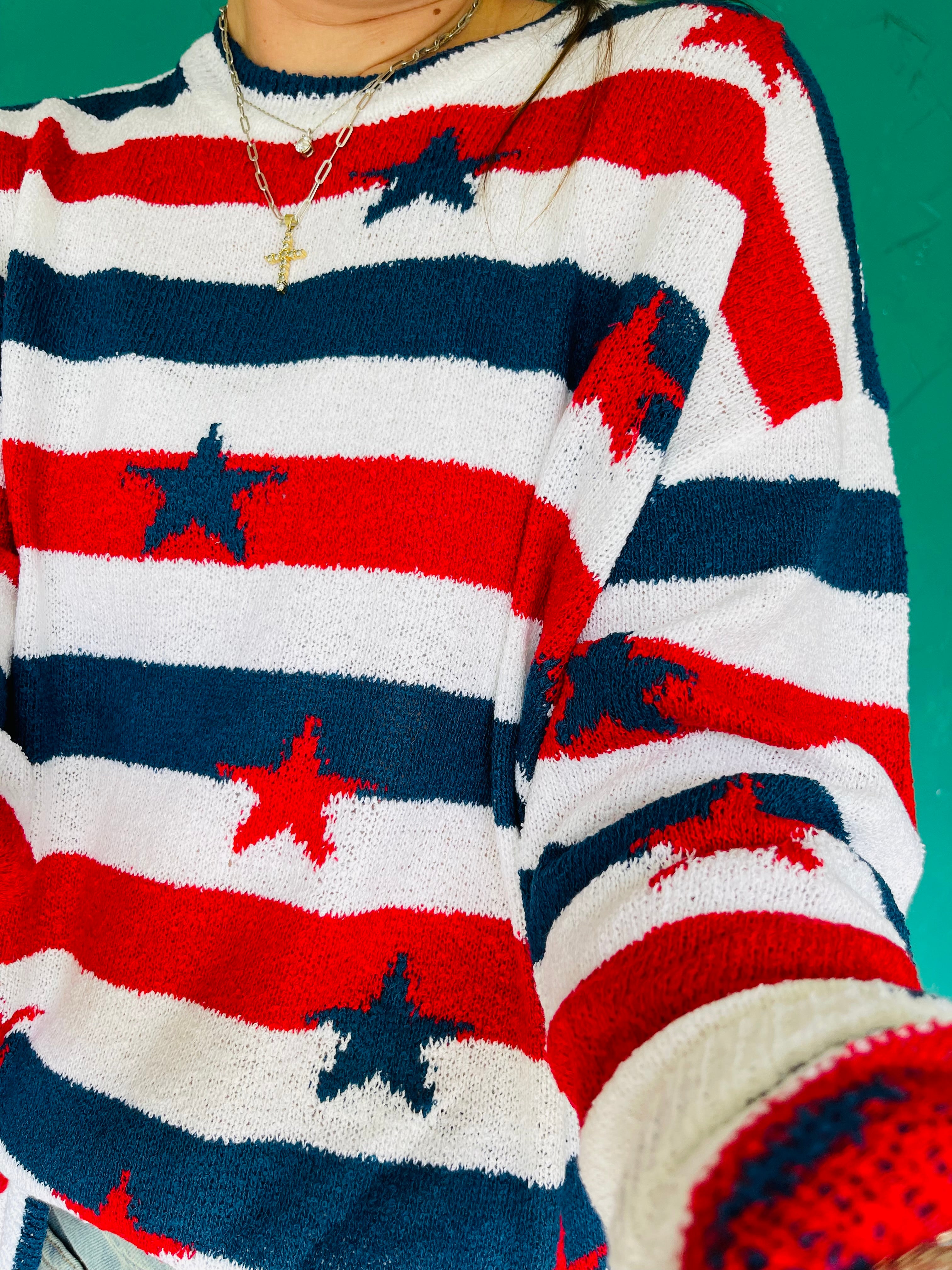 Go To Sweater Star Spangled