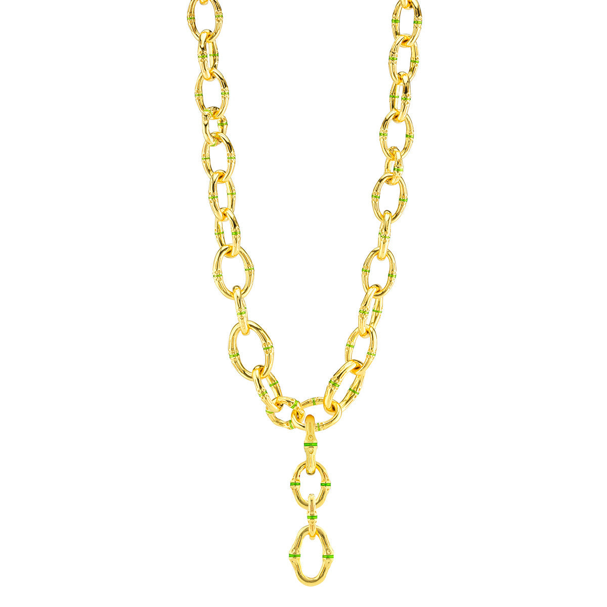 Bangkok Bamboo Link Necklace