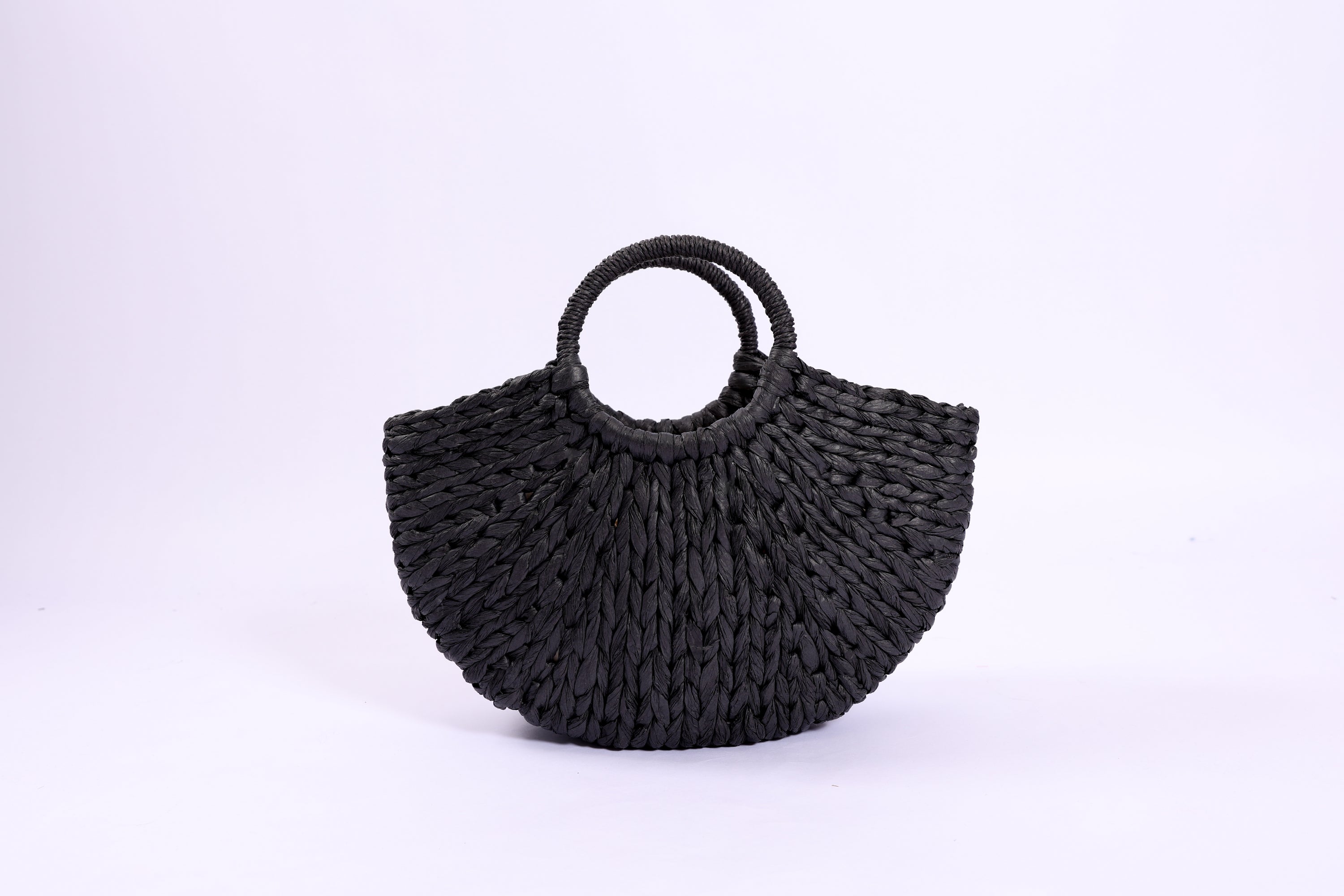 Roxy Half Circle Rafia Bag