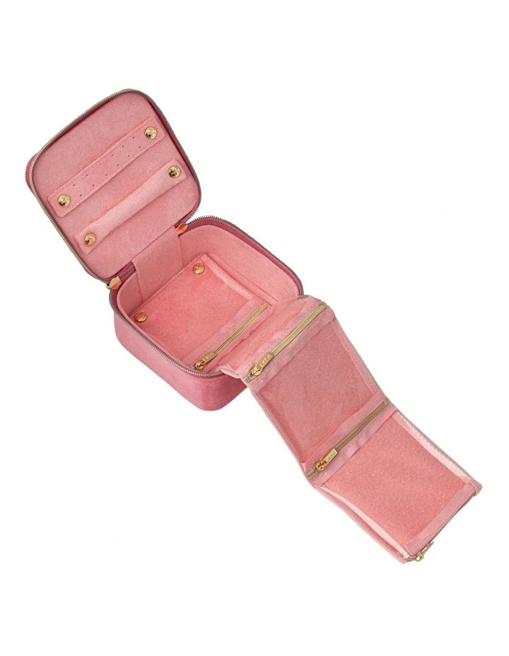 Luxe Velvet Jewelry Cube