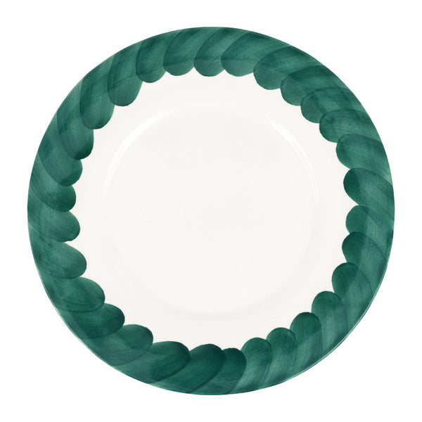Lisbon Green Brushstroke Platter