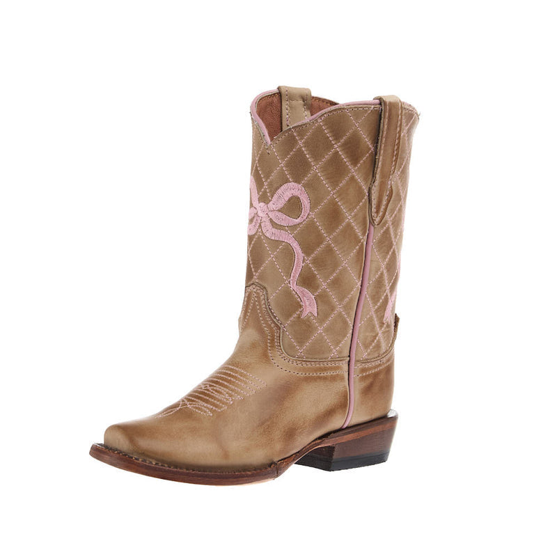 Girls Boot W/ Pink Bow