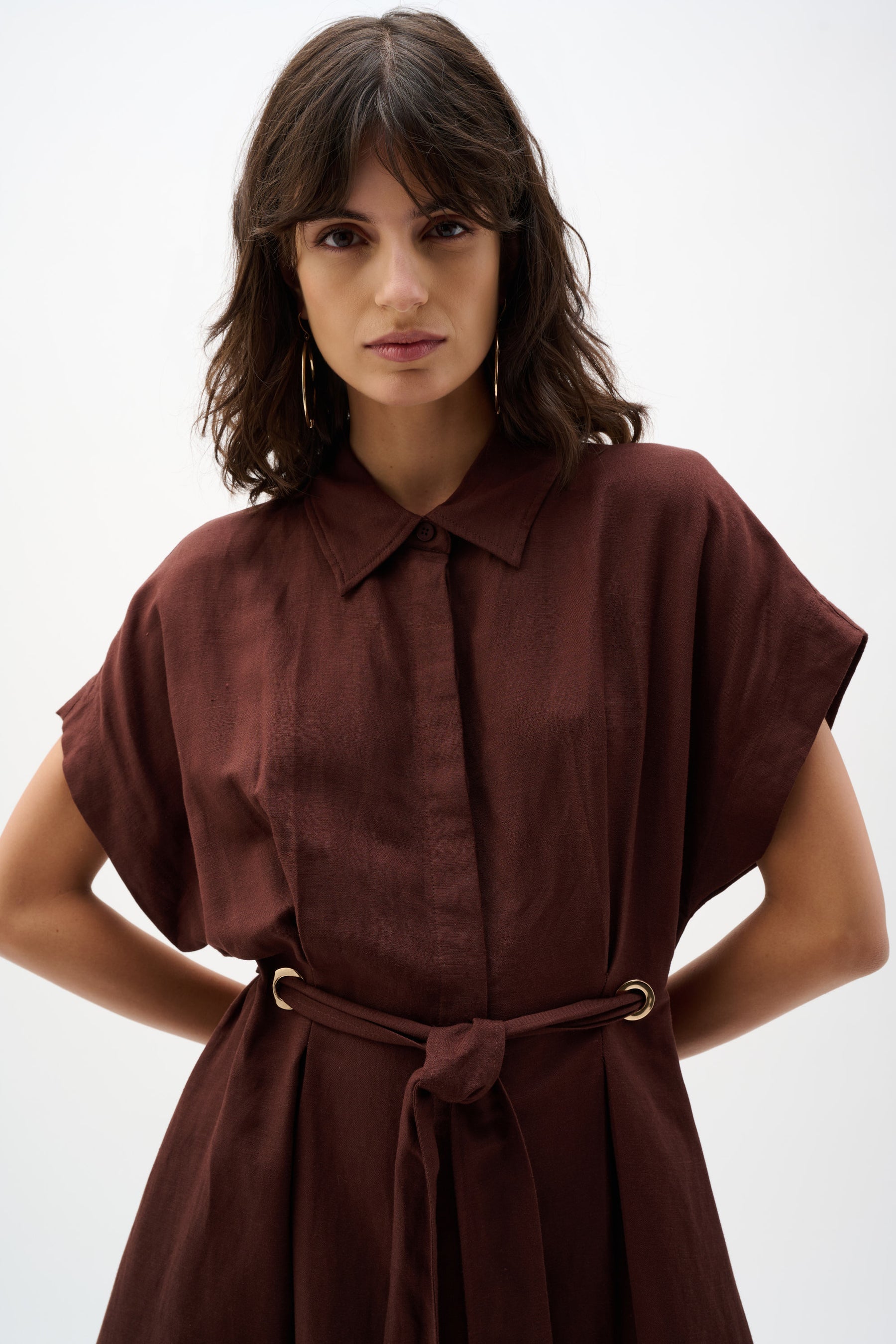 Button-Down Dress With Pockets