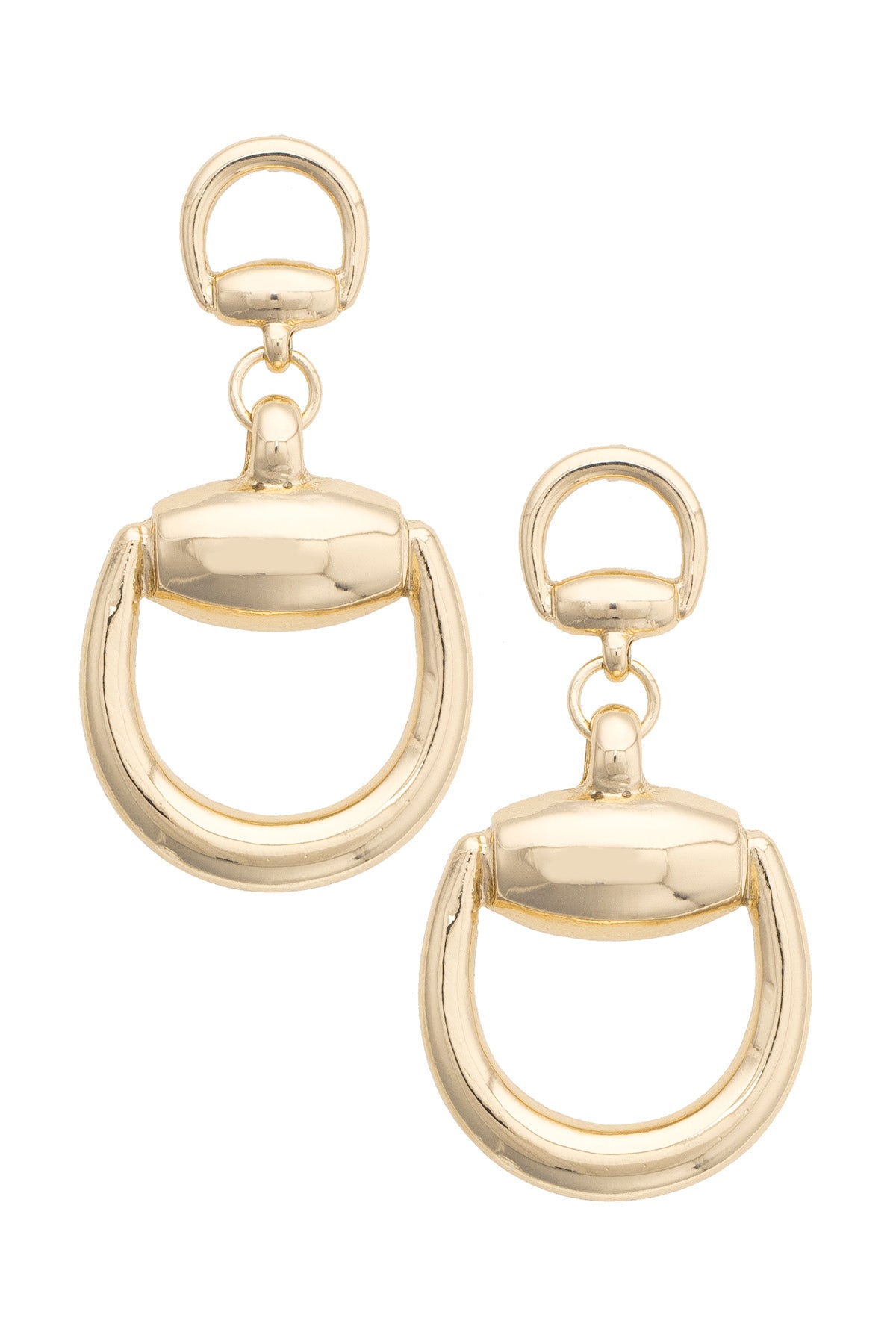 Hugo Statement Horsebit Earring