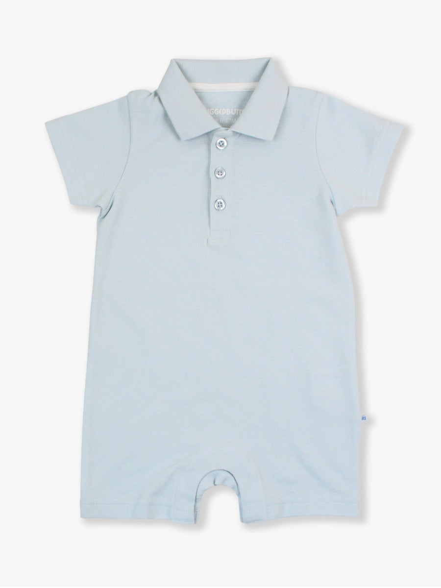 Pique Polo Romper