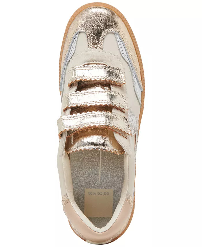 Notice Velcro Distressed Leather Sneaker