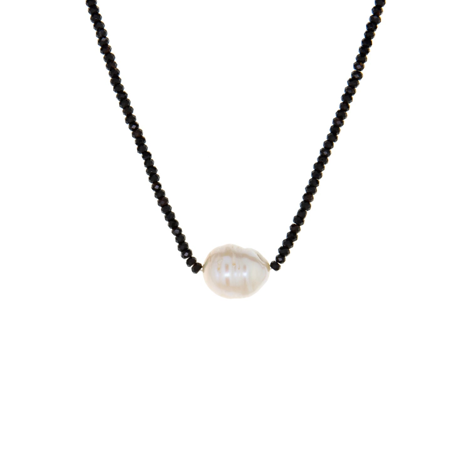 Stone Necklace With Pearl