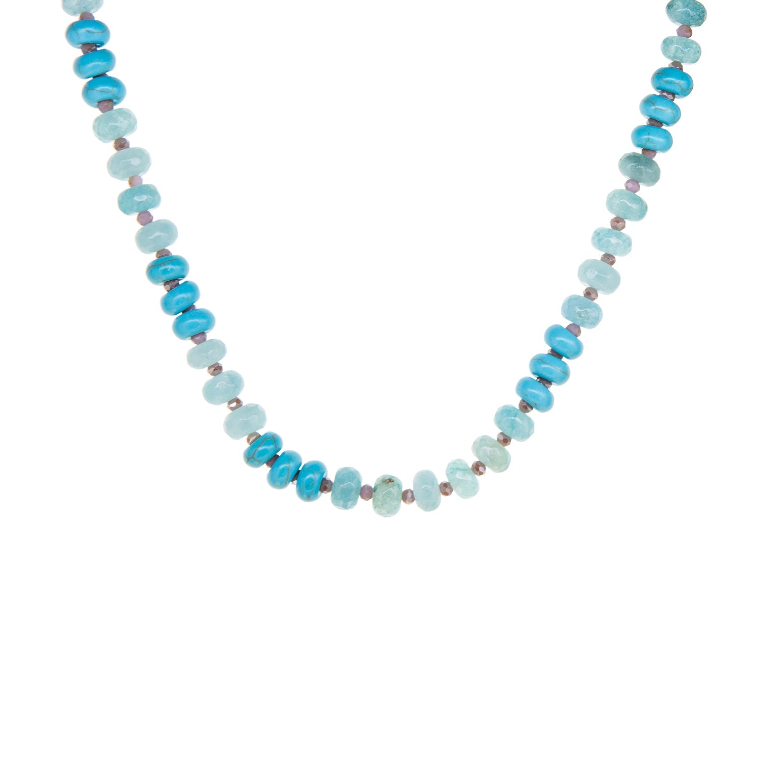 Semiprecious Rondelle Necklace