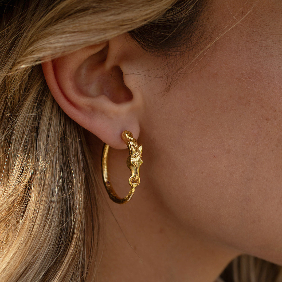 Equestrian Horsehead Hoops