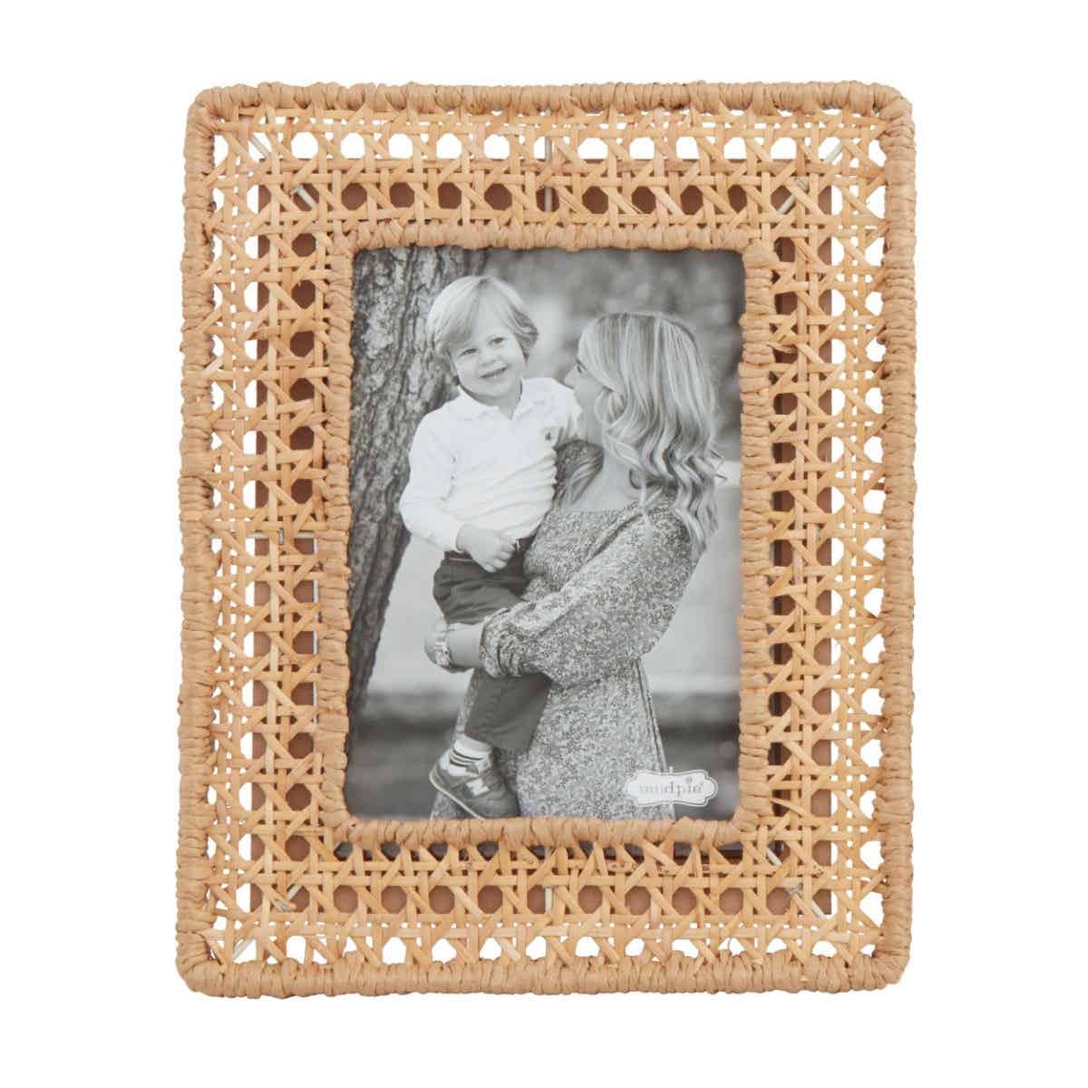 Large Woven Cane Frame