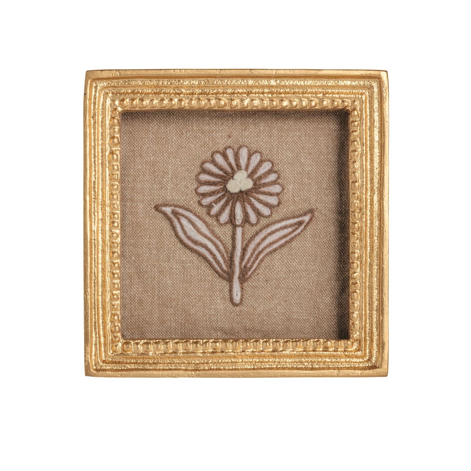 Framed Block Print Flowers