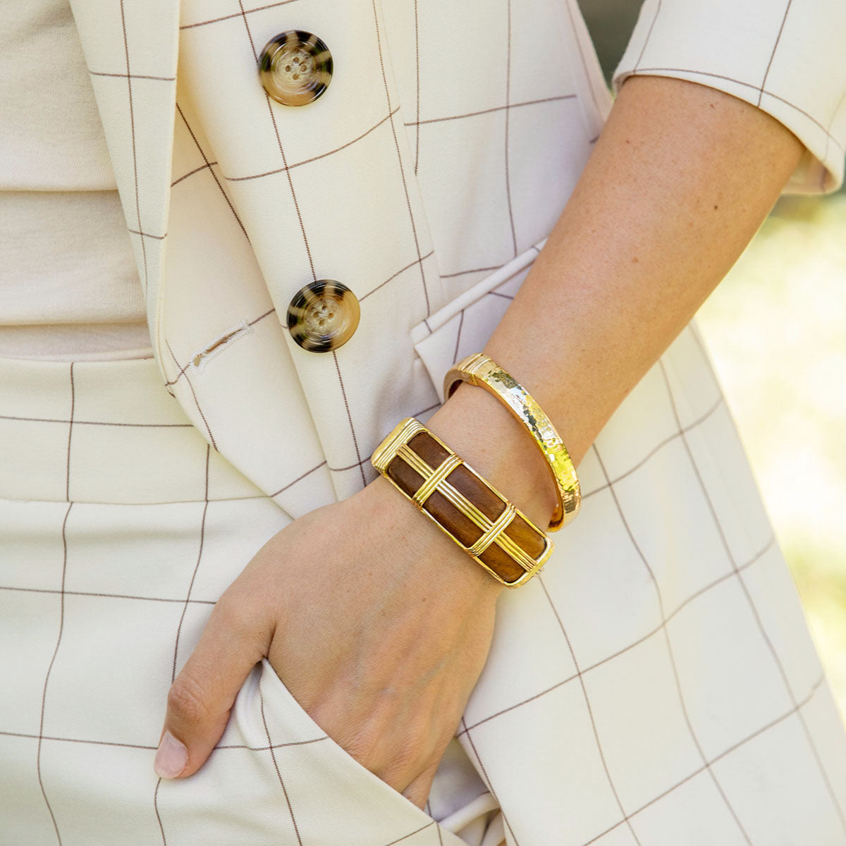 Cleopatra Hinged Bangle