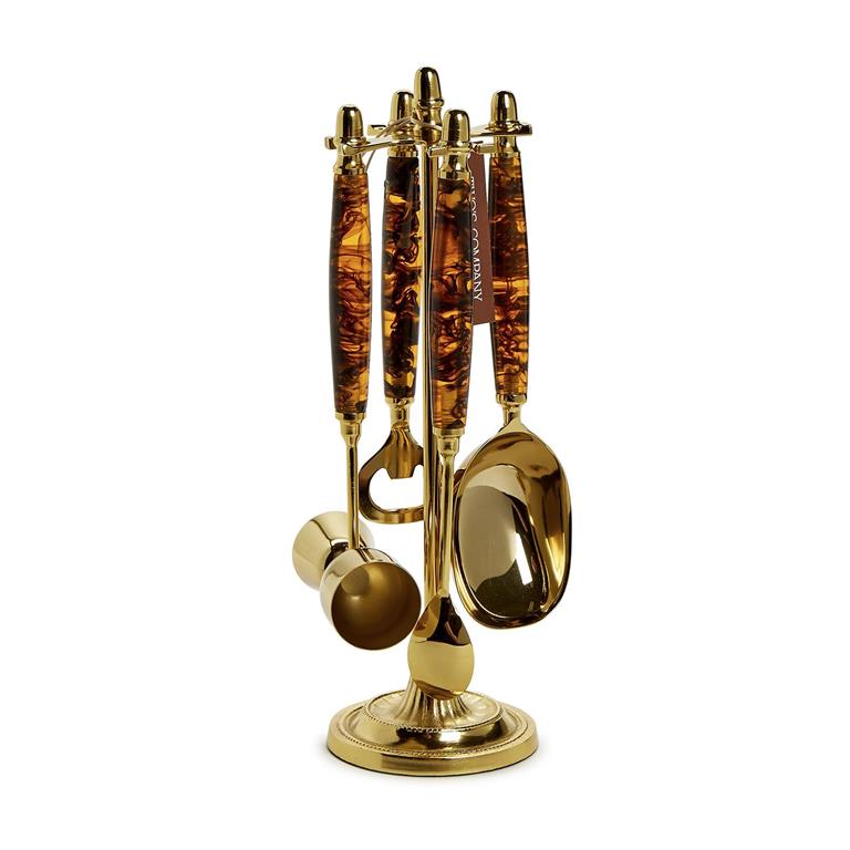 Tortoise Bar Set W/ Stand