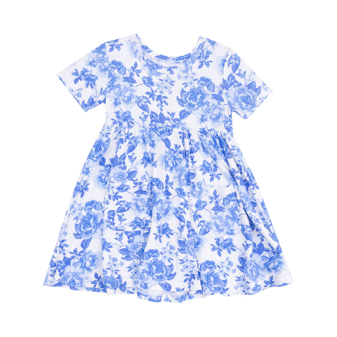 Short Sleeve Twirly Dress