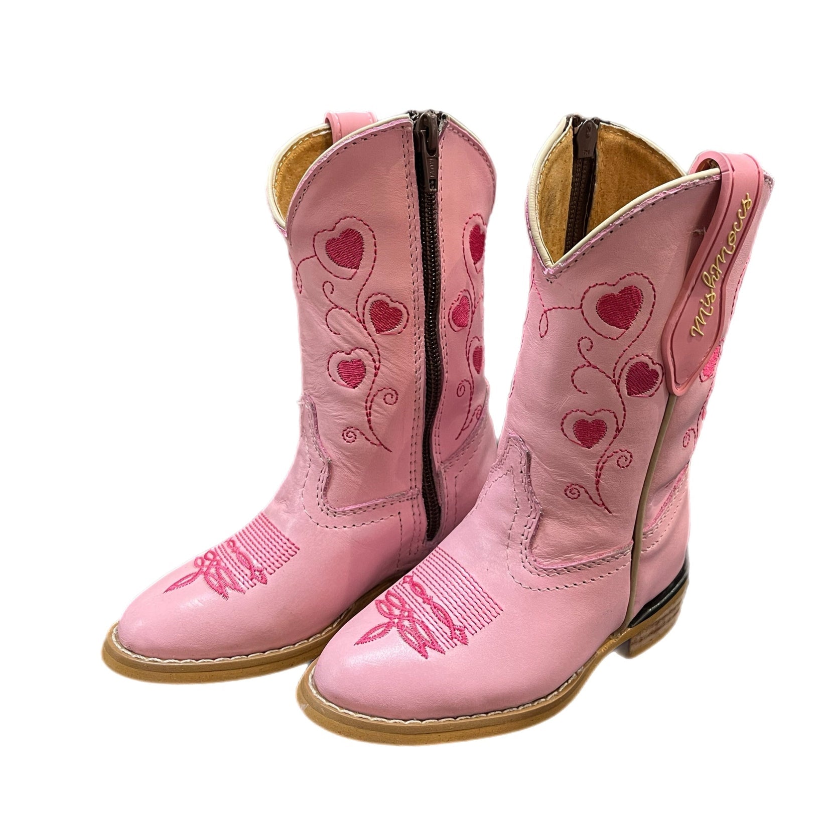 Pink Heart Boots