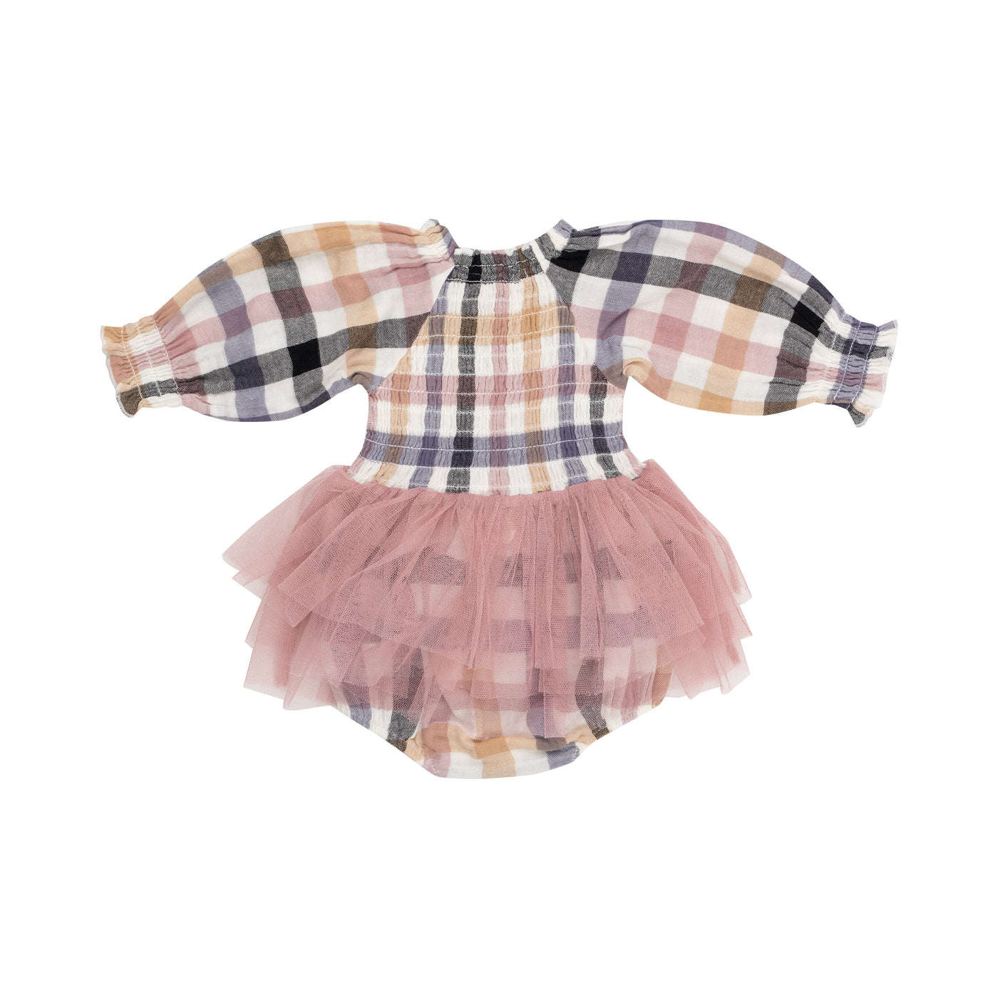 L/S Smocked Tutu Bubble