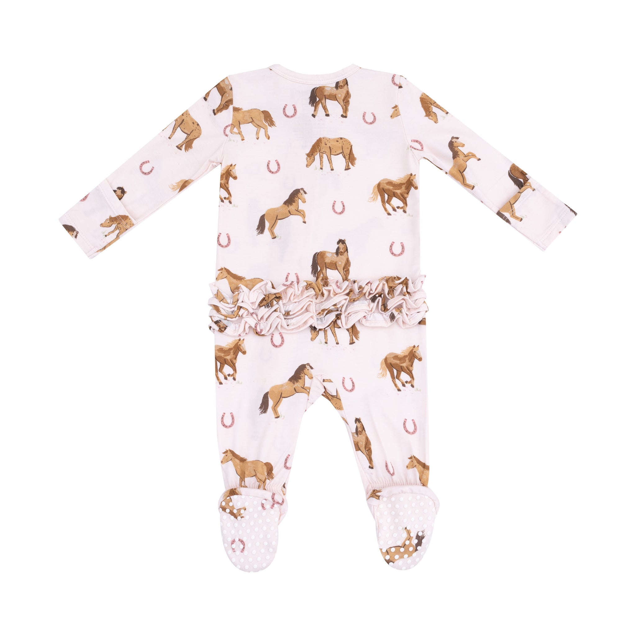 2 Way Ruffle Zipper Footie