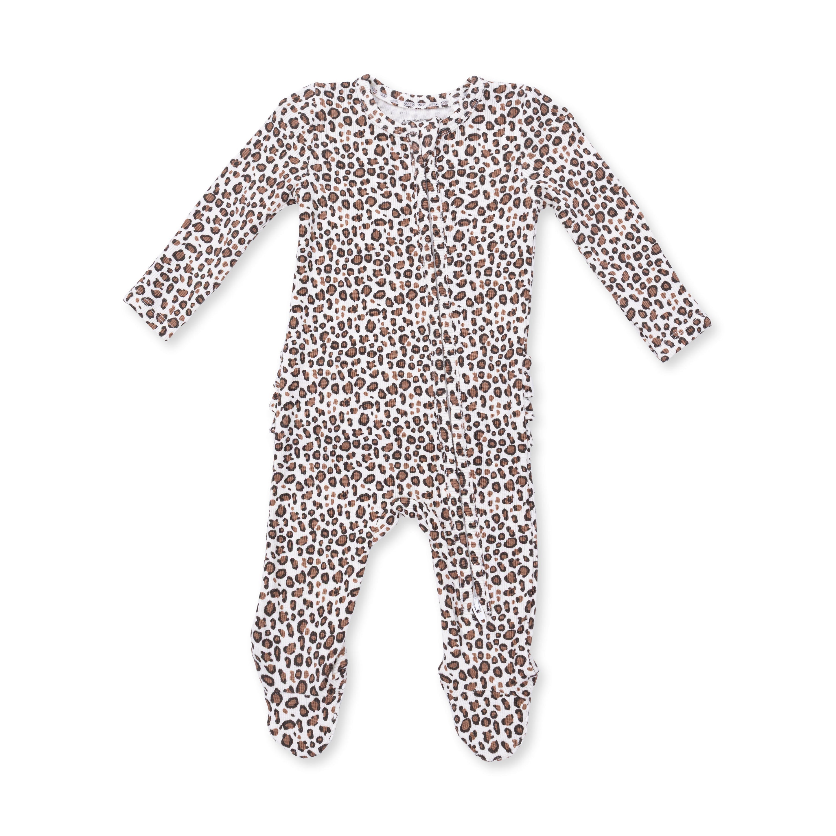 2 Way Ruffle Back Zipper Footie