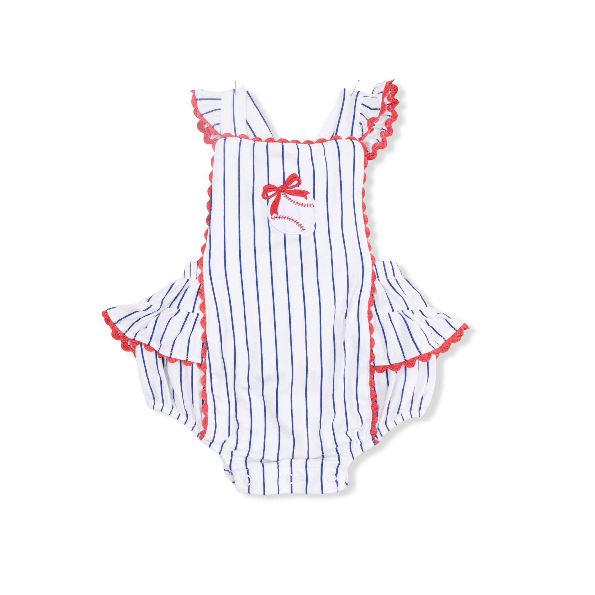 Baseball Ric Rac Rfl Sunsuit