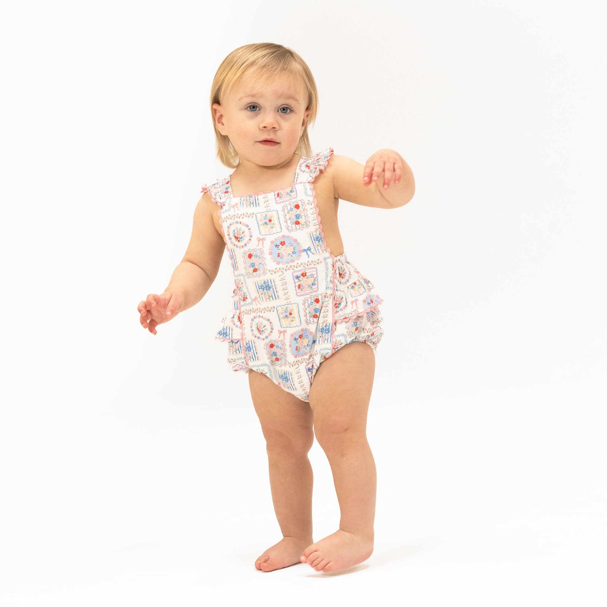Julep's Ric Rac Ruffle Sunsuit