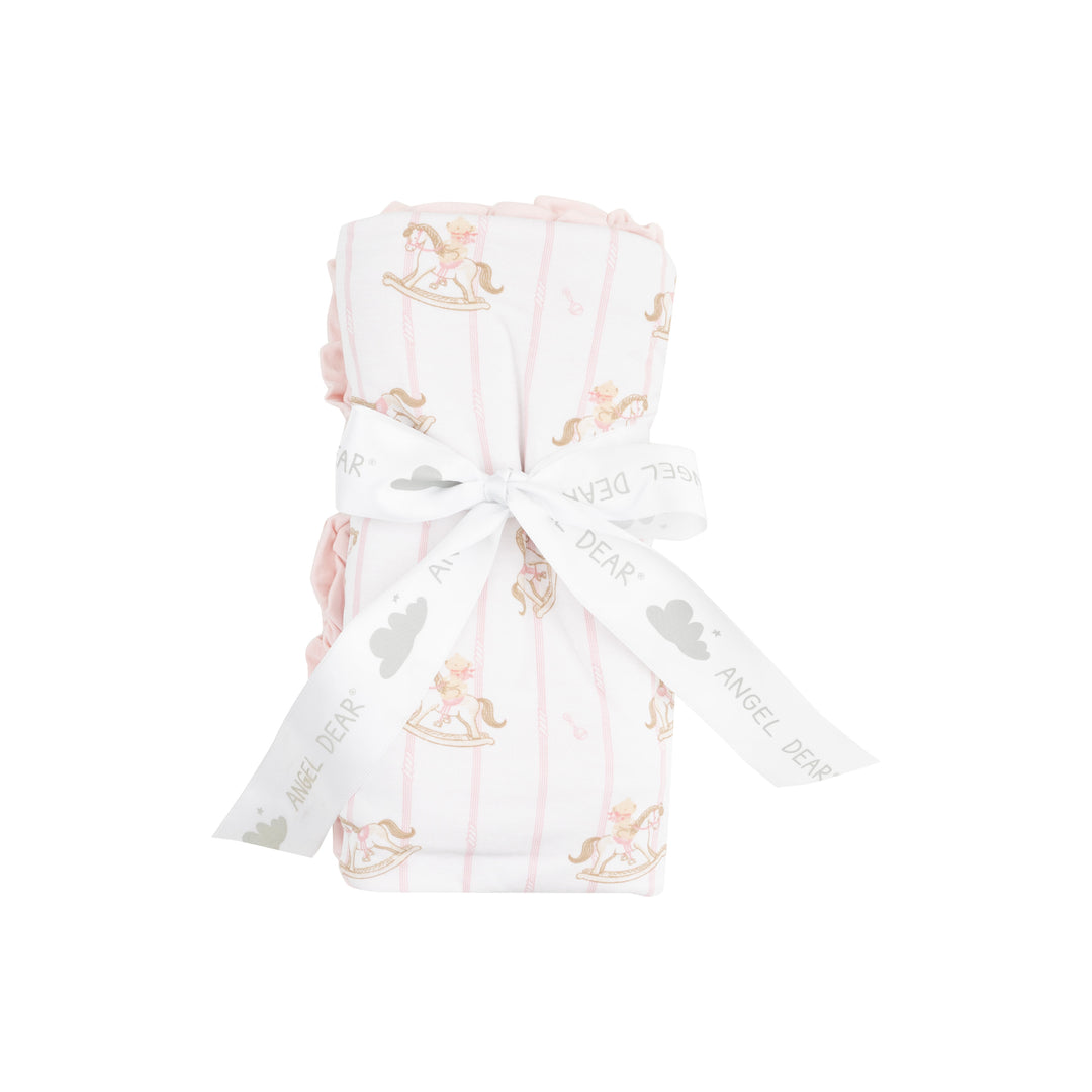 Ruffle Receiving Blanket