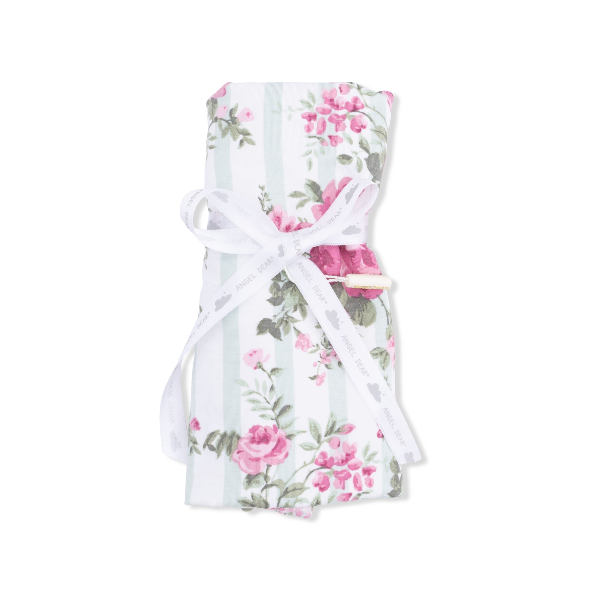 Cabbage Rose Ruffle Burp Cloth