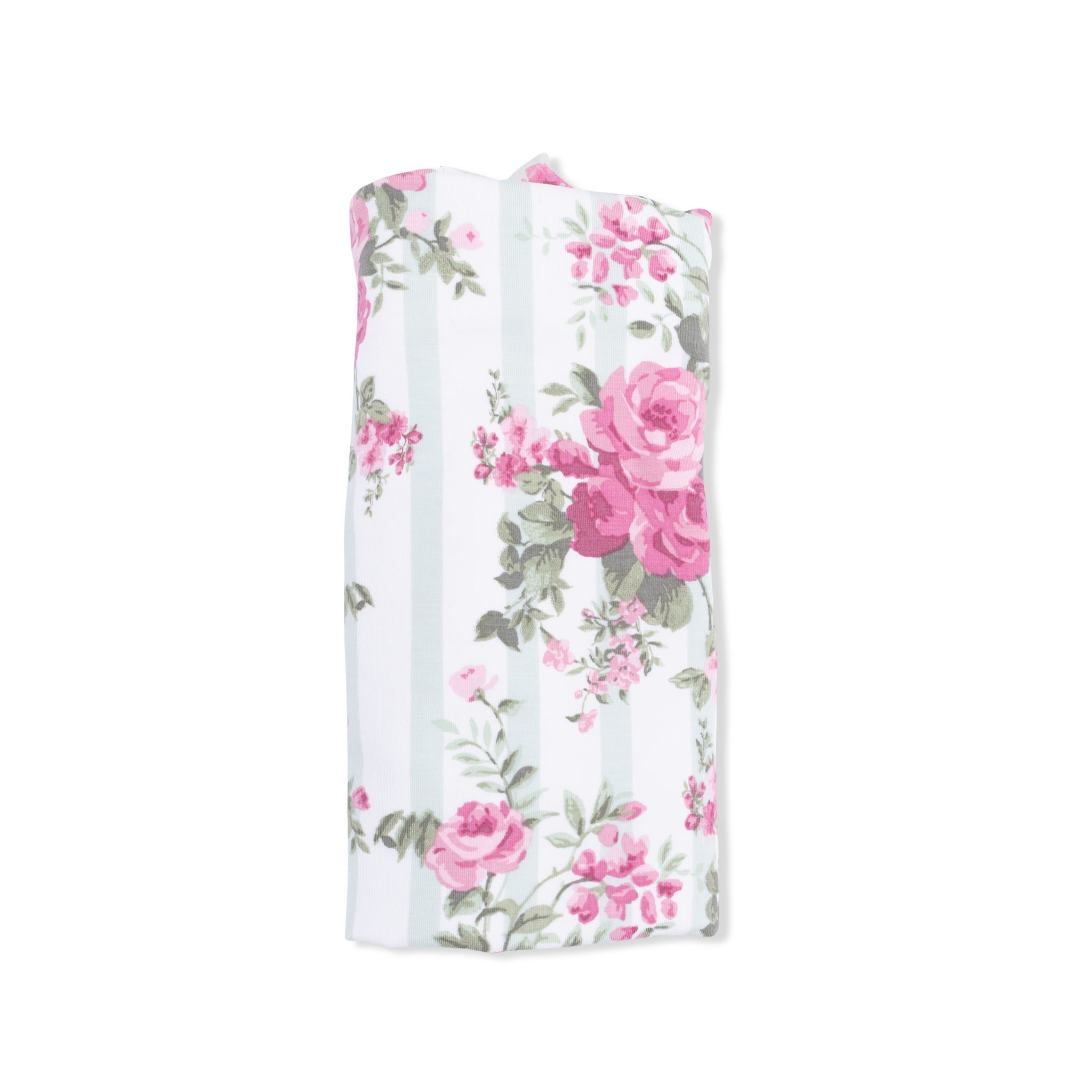 Cabbage Rose Ruffle Burp Cloth