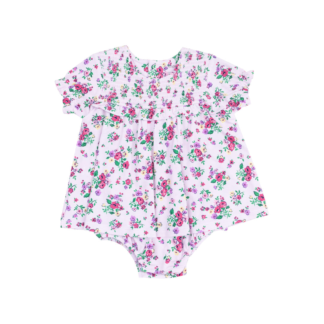 Smocked Ruffle Bubble W/ Skirt