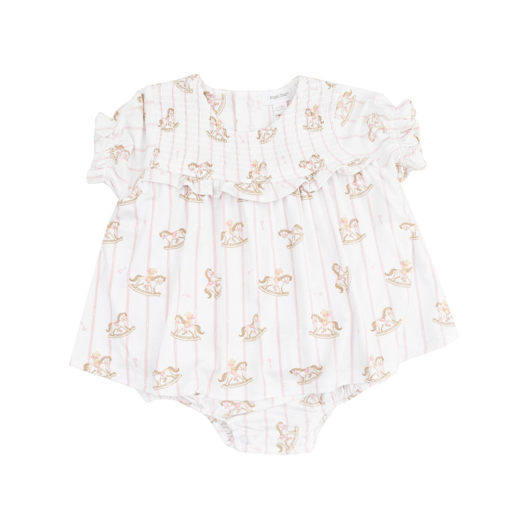 Smocked Ruffle Bubble W/ Skirt