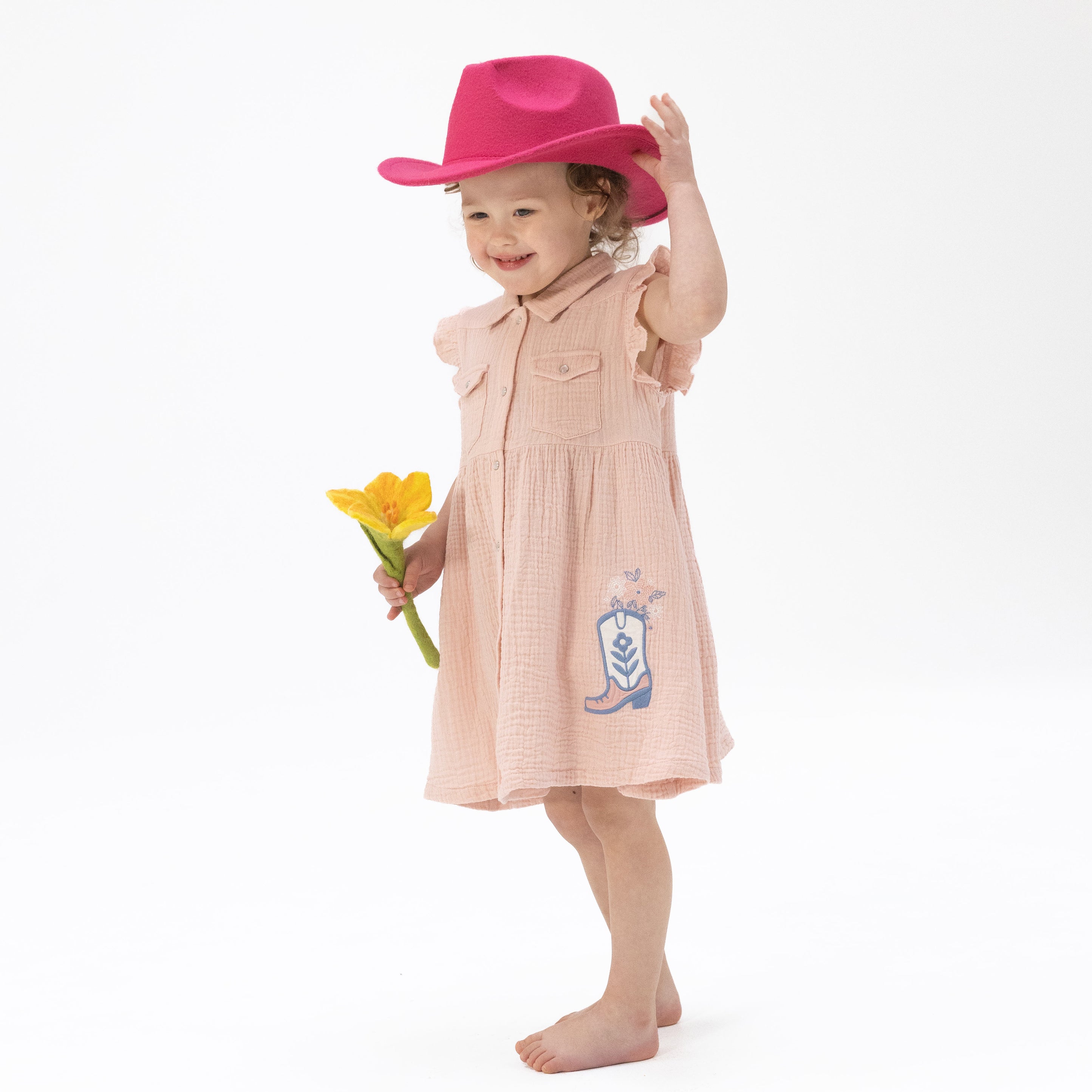 Western Pearl Snap Dress