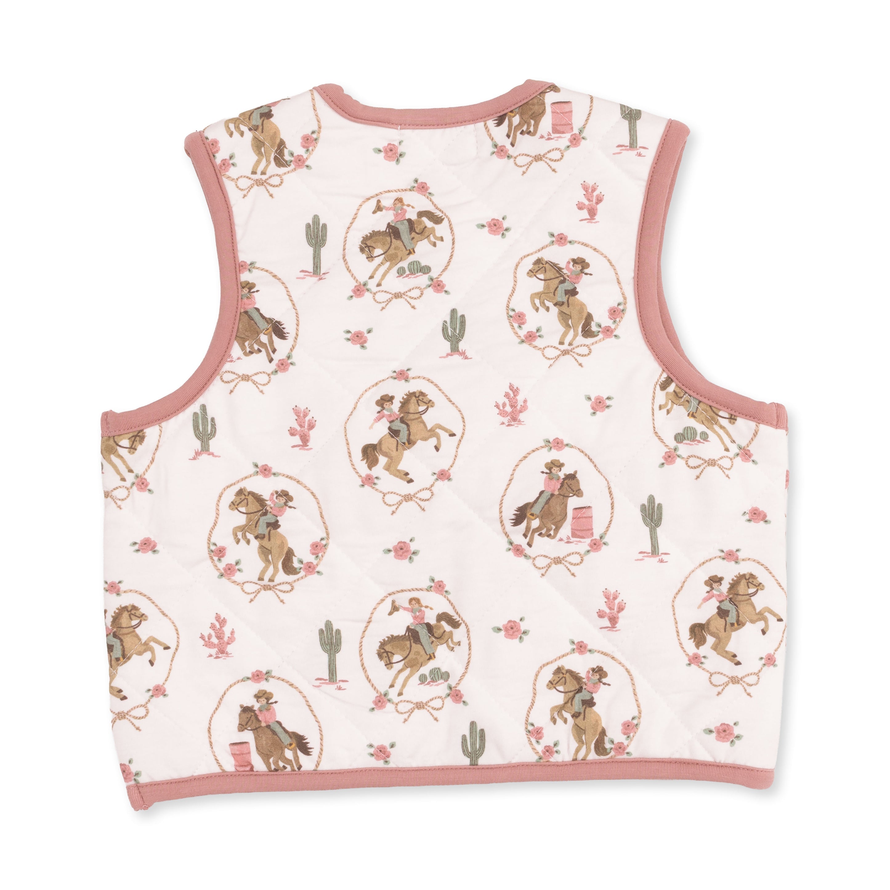 Quilted Vest W/Heart Pockets