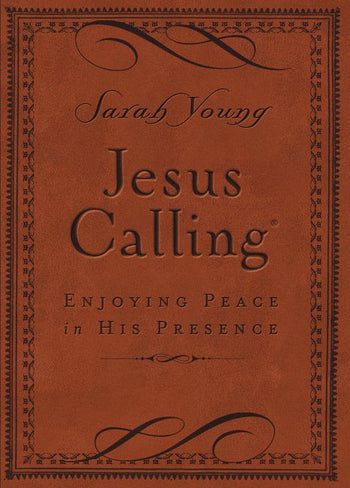 Jesus Calling Small Brown Leathersoft