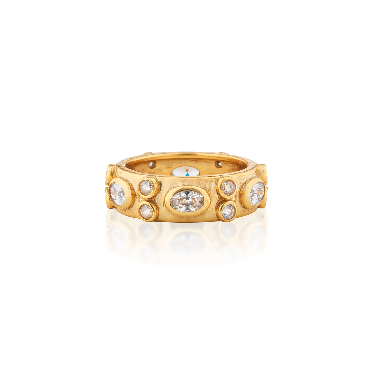 Maharani Hammered Ring