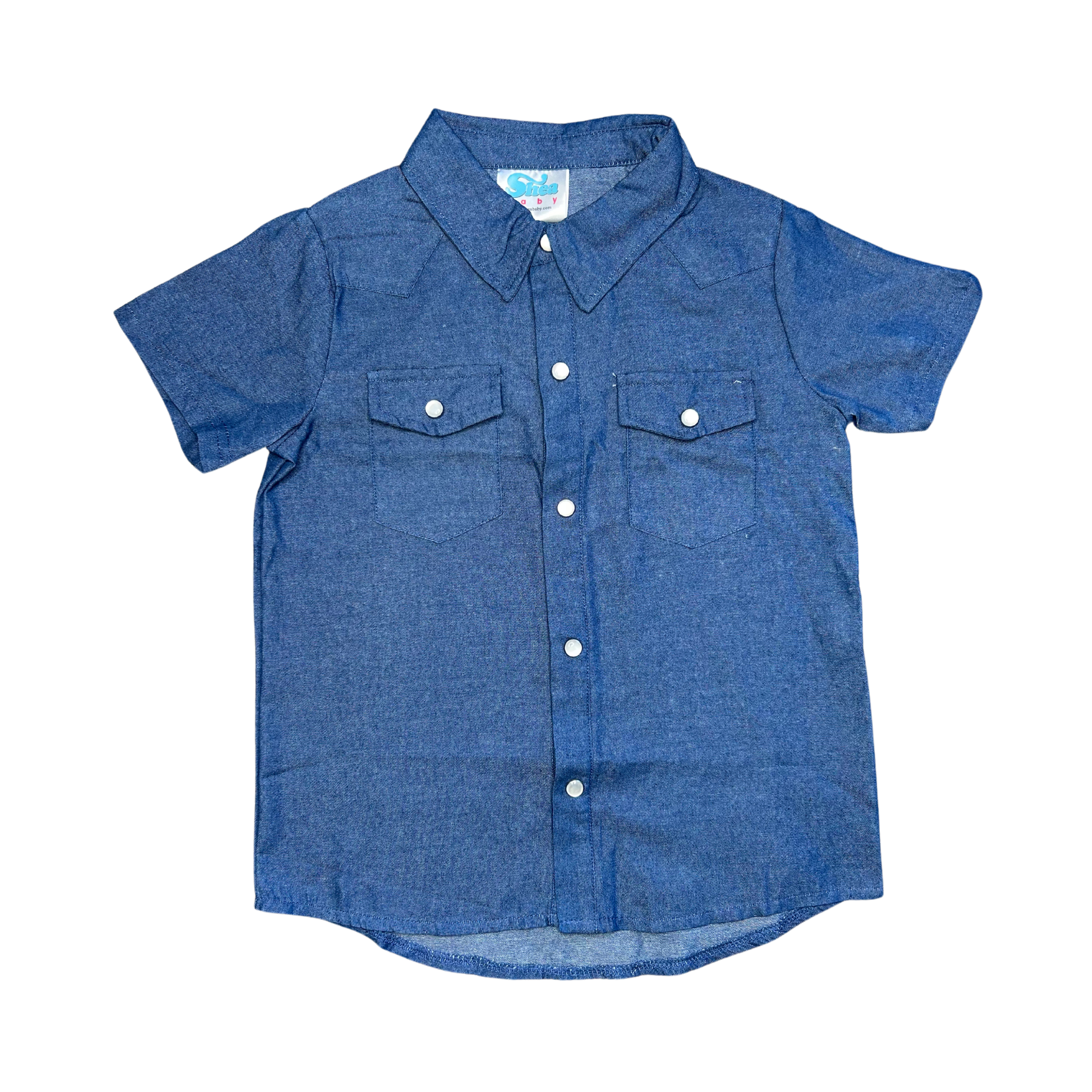 Dark Denim Short Sleeve Shirt