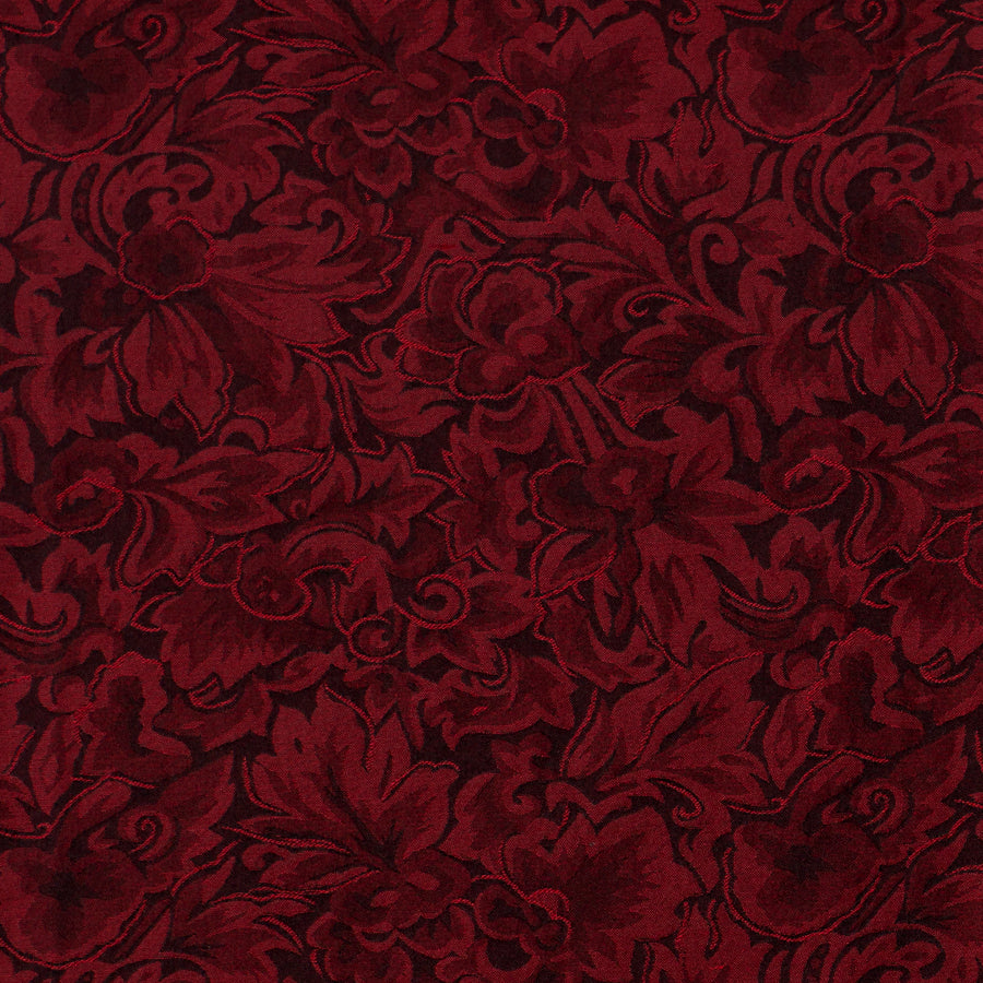 Baroque Scarlet Silk Wild Rag