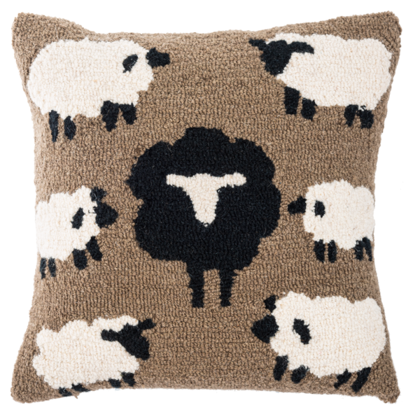 Punch Hook Wool Pillow