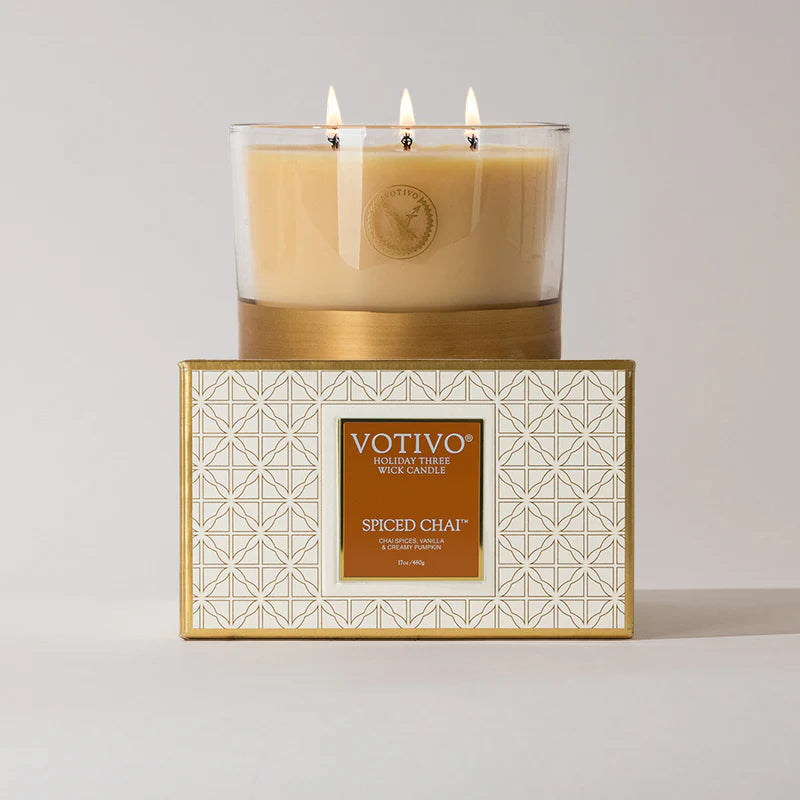 Holiday 3 Wick Candle