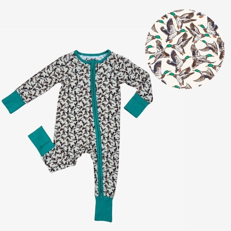 Bamboo Zipper Pajama