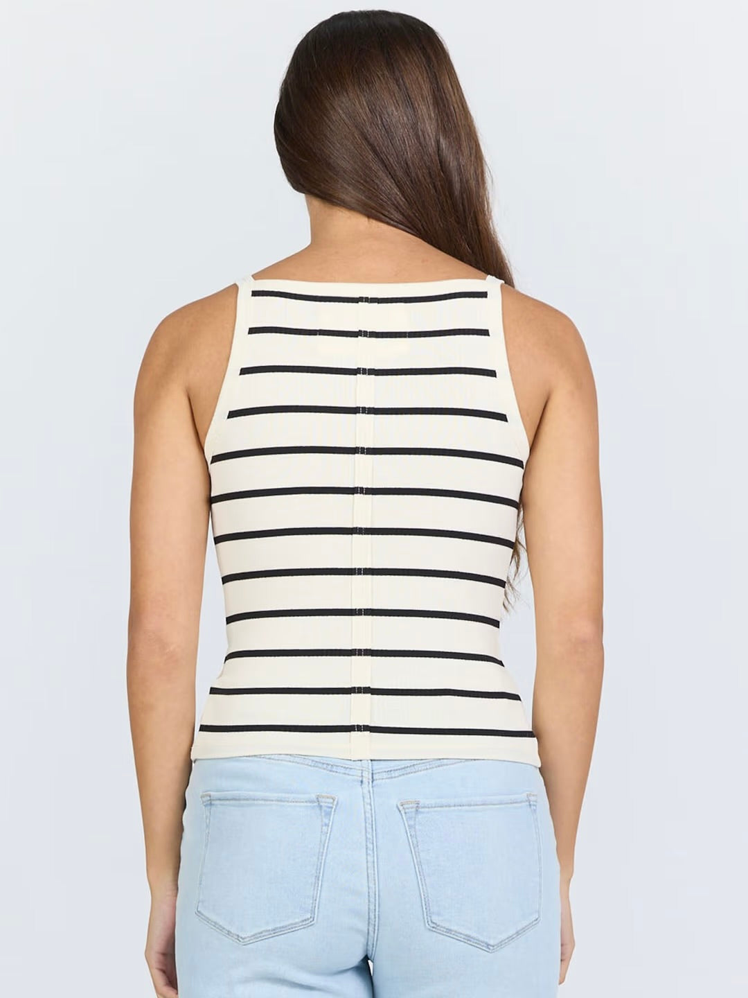 Moira Sleeveless Striped Top