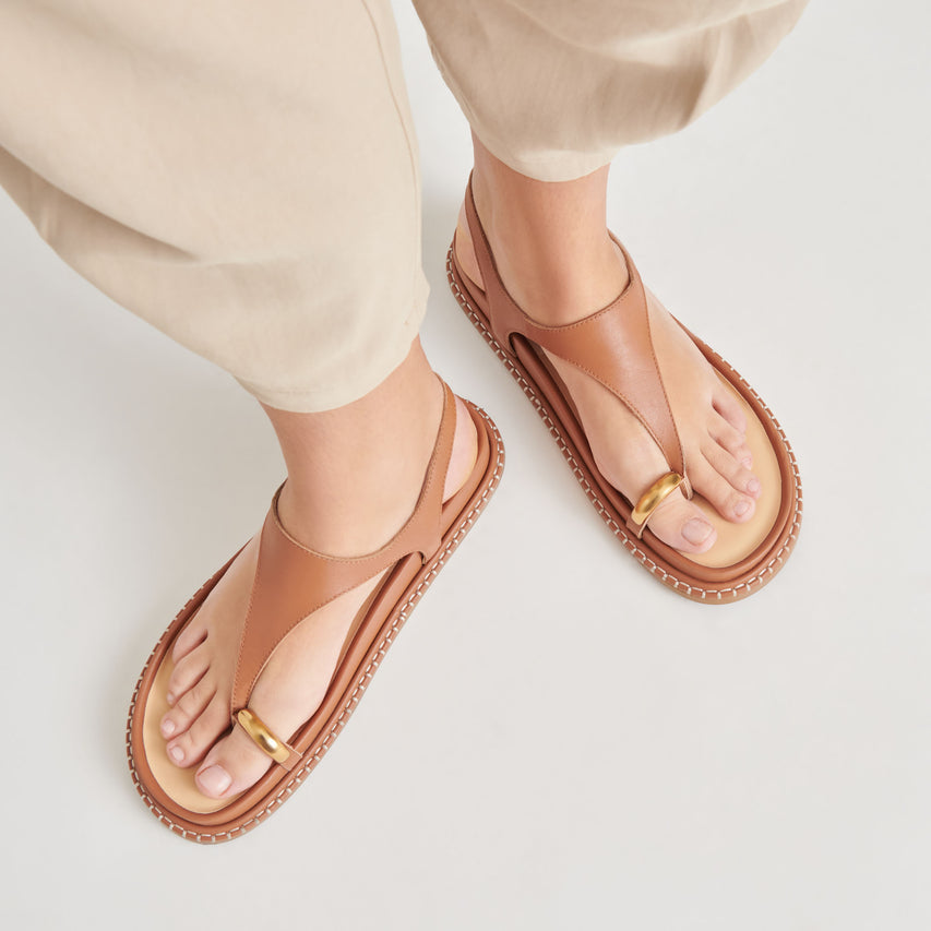 Stefan Saddle Leather Sandal