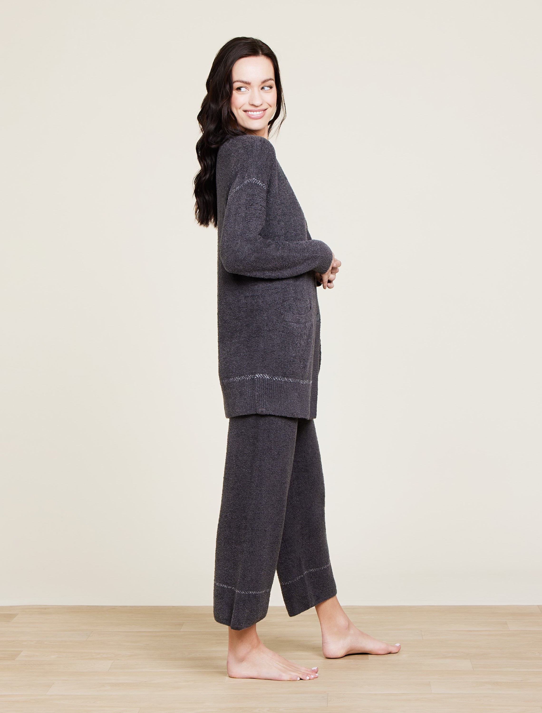 Ccl Contrast Stitch Cardigan