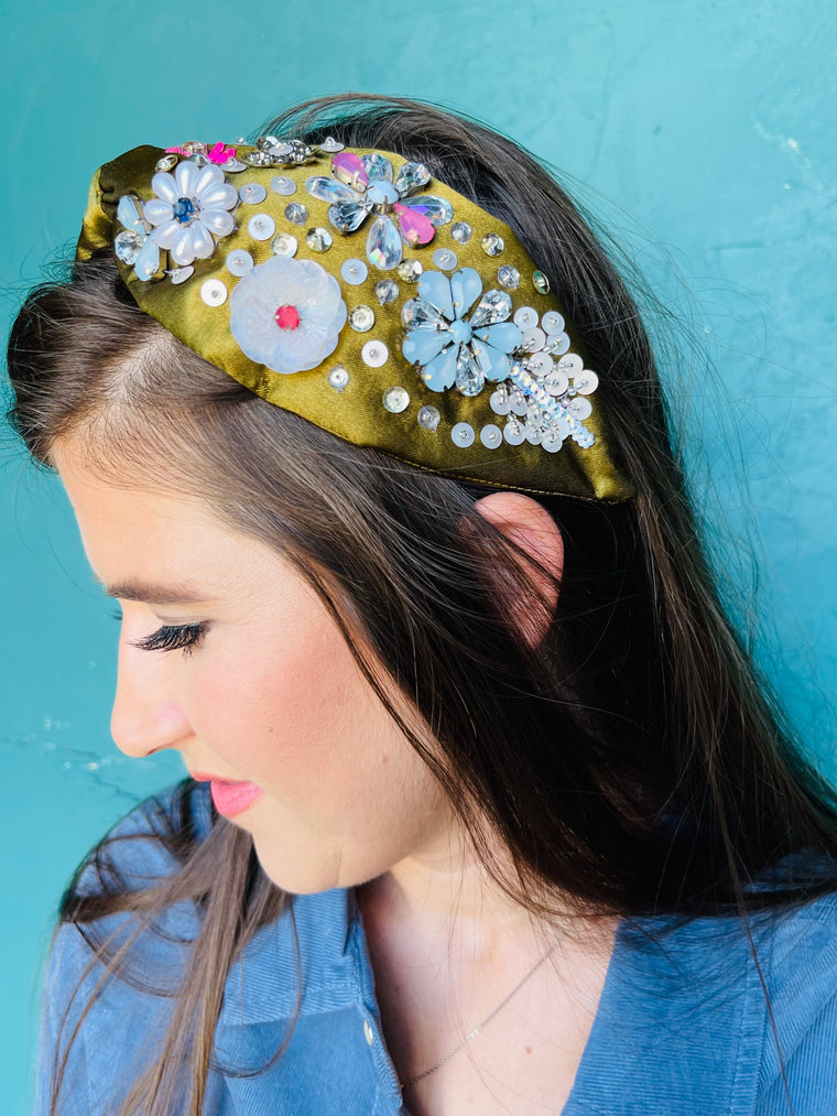 Abby Olive Headband