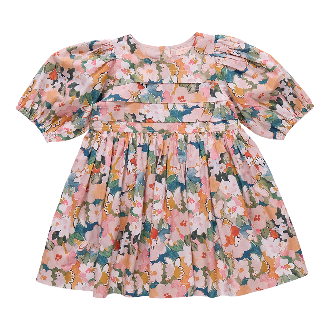 Evelyn Dress Watercolor
