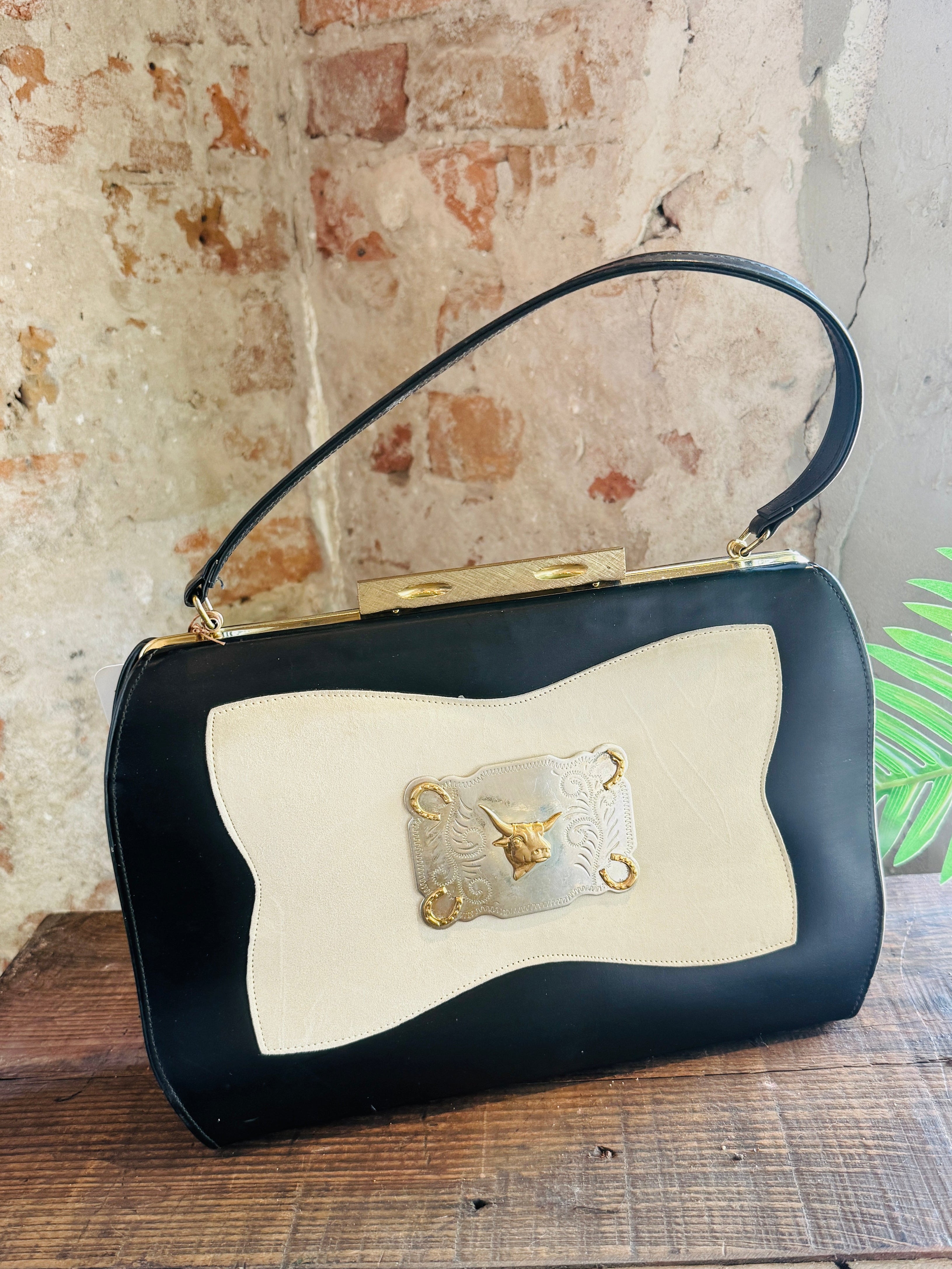 Vintage Longhorn Buckle Purse