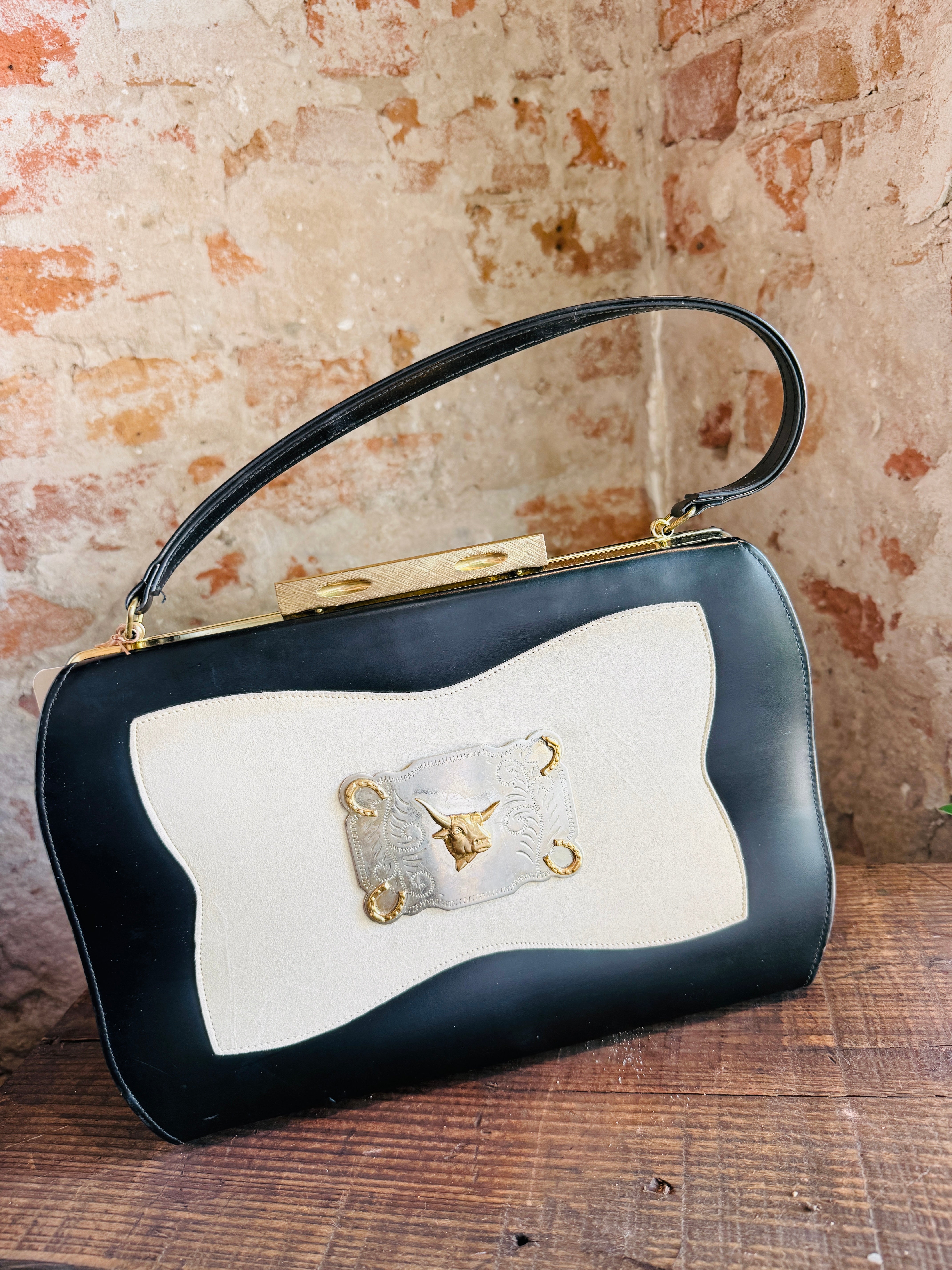 Vintage Longhorn Buckle Purse
