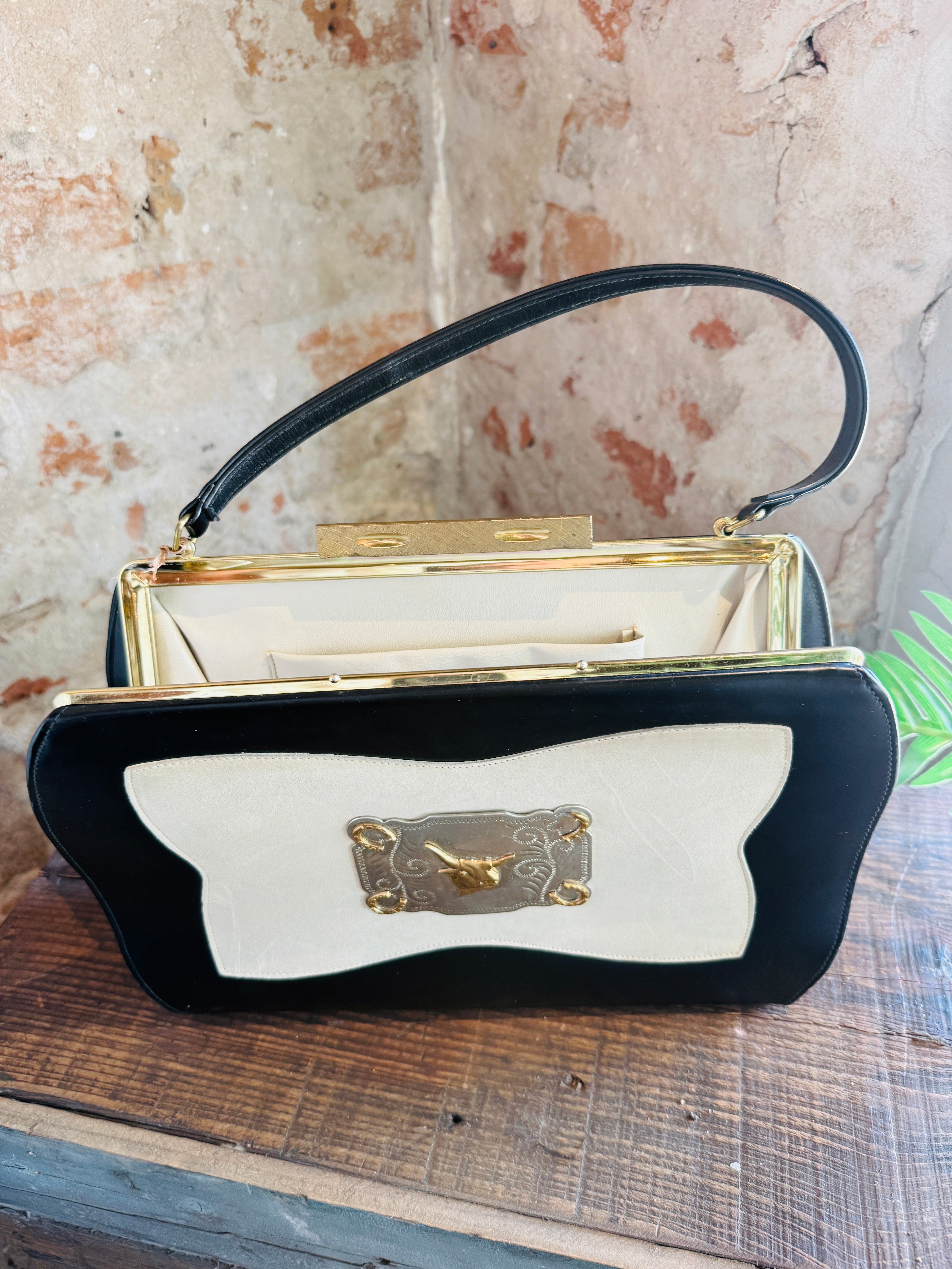 Vintage Longhorn Buckle Purse