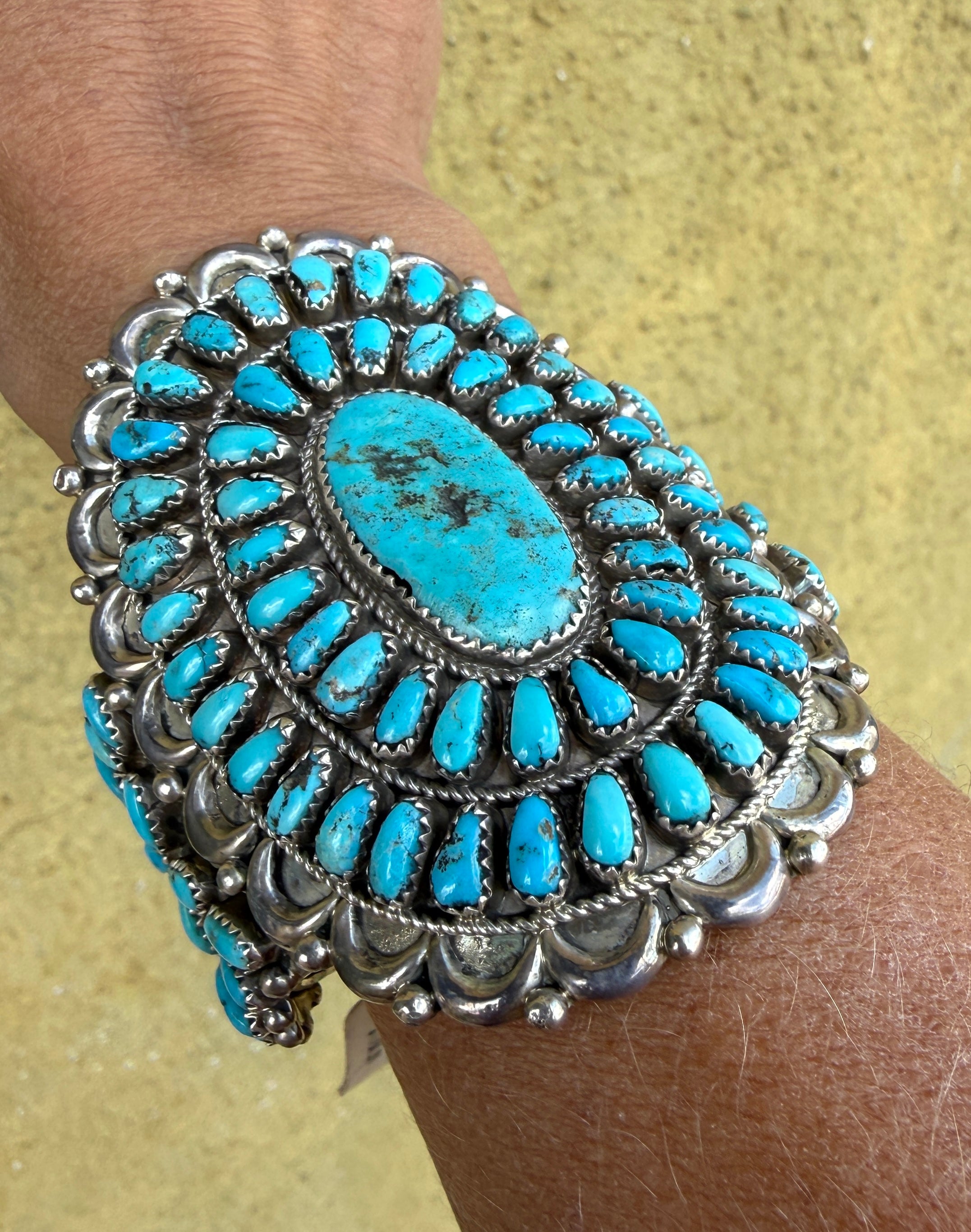 Turquoise Cluster Cuff