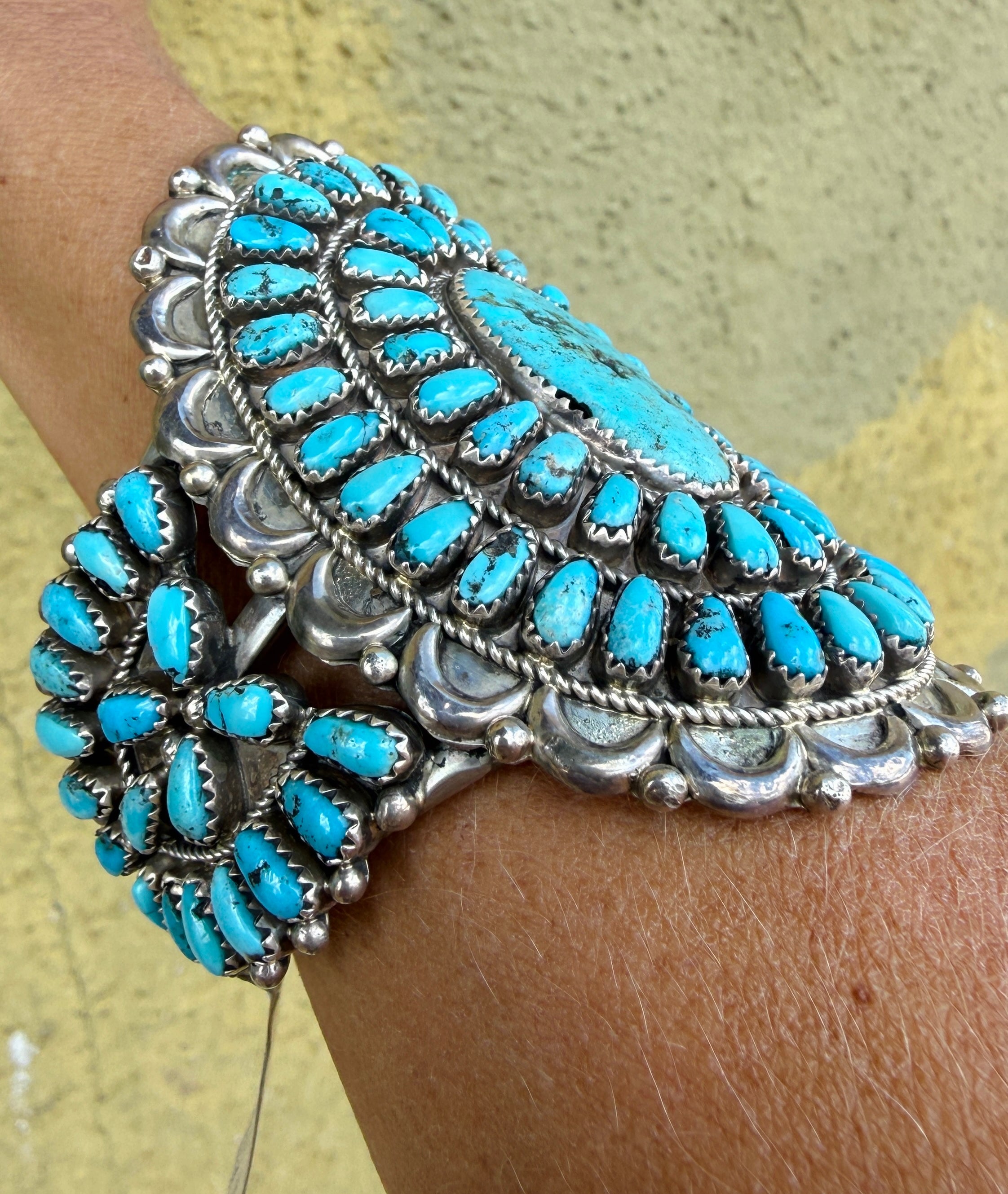 Turquoise Cluster Cuff