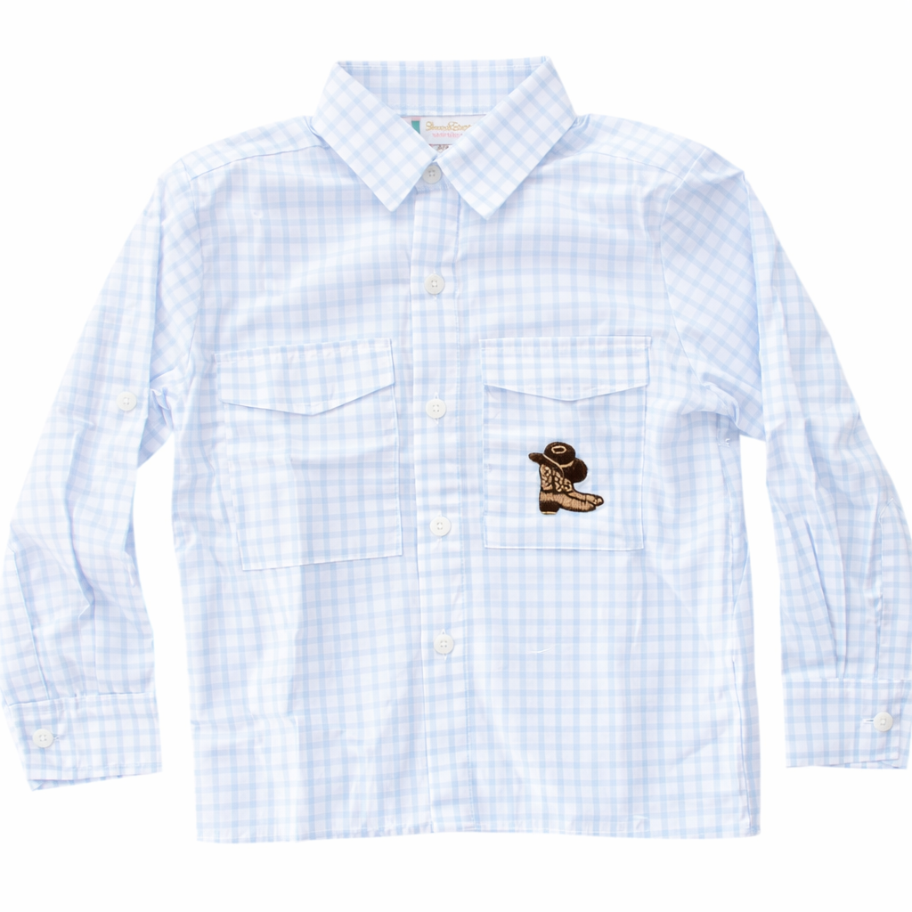 Cowboy Boot Fishing Shirt