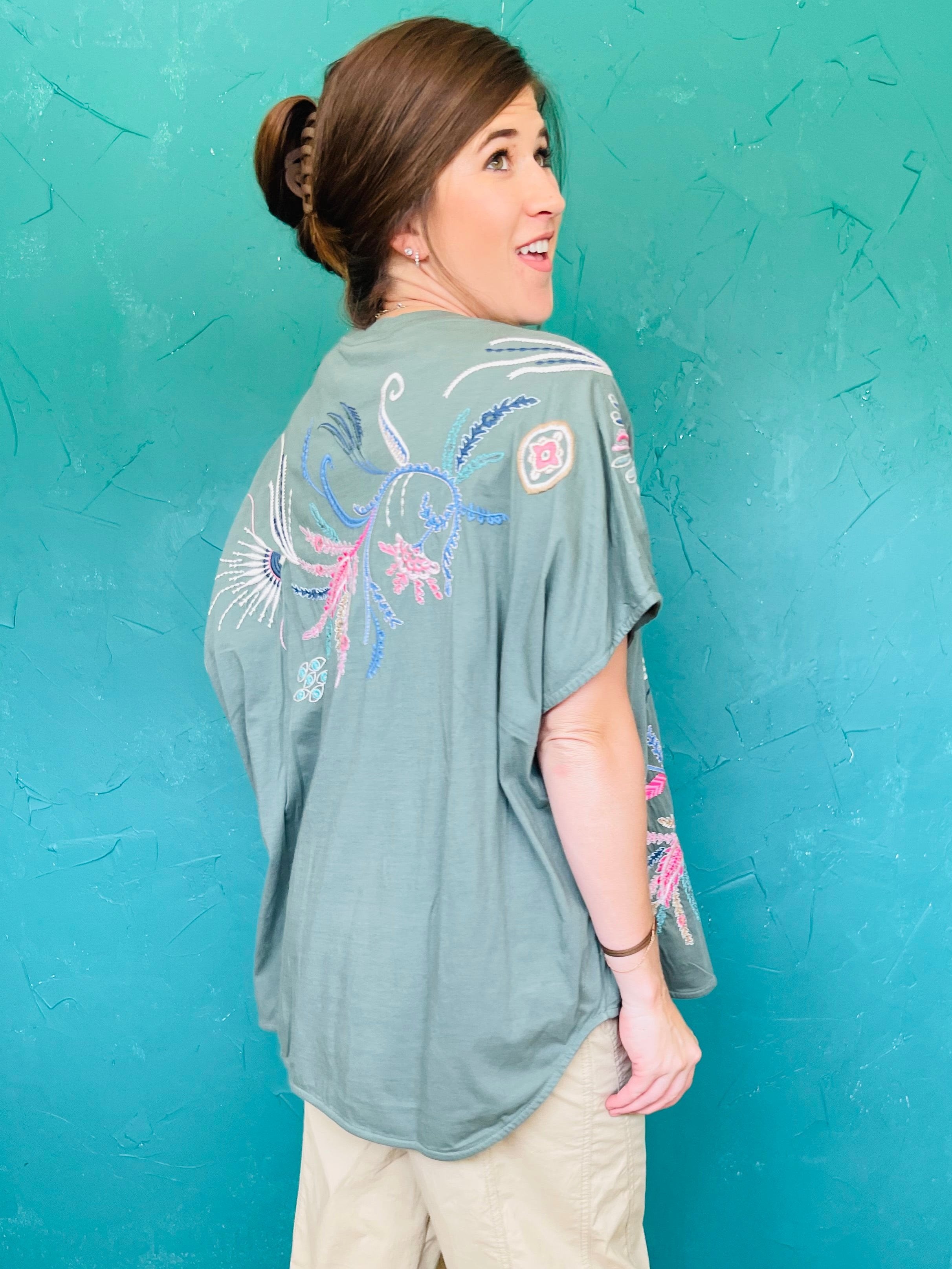 Jersey Poncho Tee